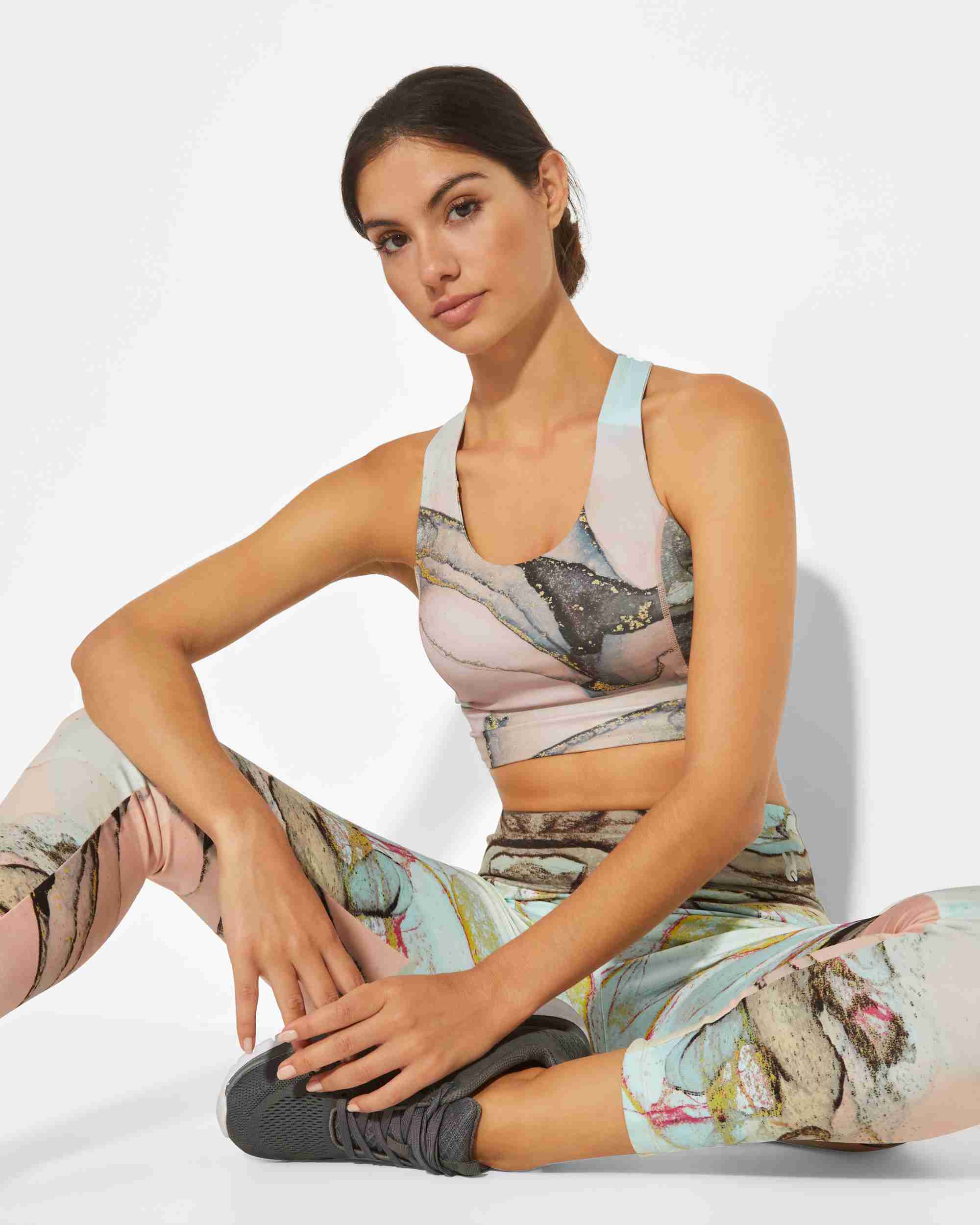 LEGGINGS TOBILLEROS DE CINTURA ANCHA MUJER BURU 1 LEGGINGS TOBILLEROS DE CINTURA ANCHA MUJER BURU