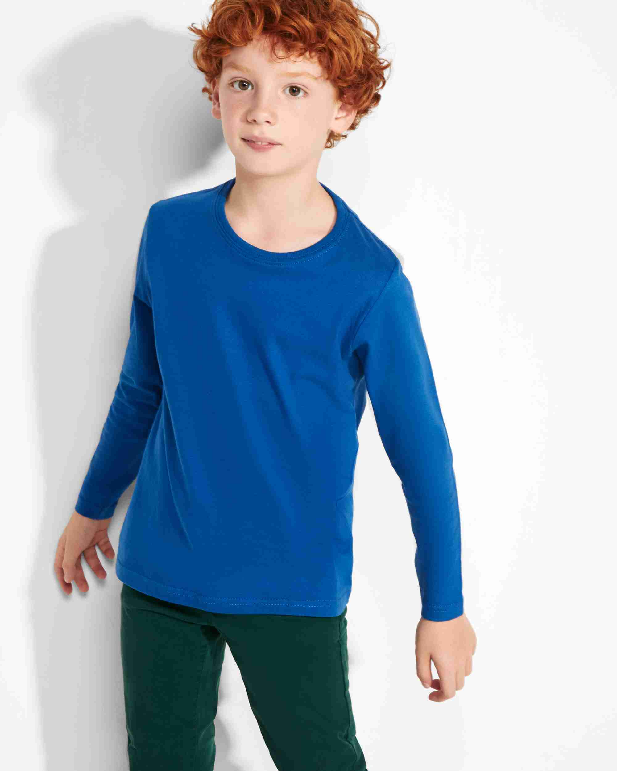 CAMISETA DE ALGODÓN ENTALLADA MANGA LARGA HOMBRE Y NIÑOS EXTREME 1 CAMISETA DE ALGODÓN ENTALLADA MANGA LARGA HOMBRE Y NIÑOS EXTREME