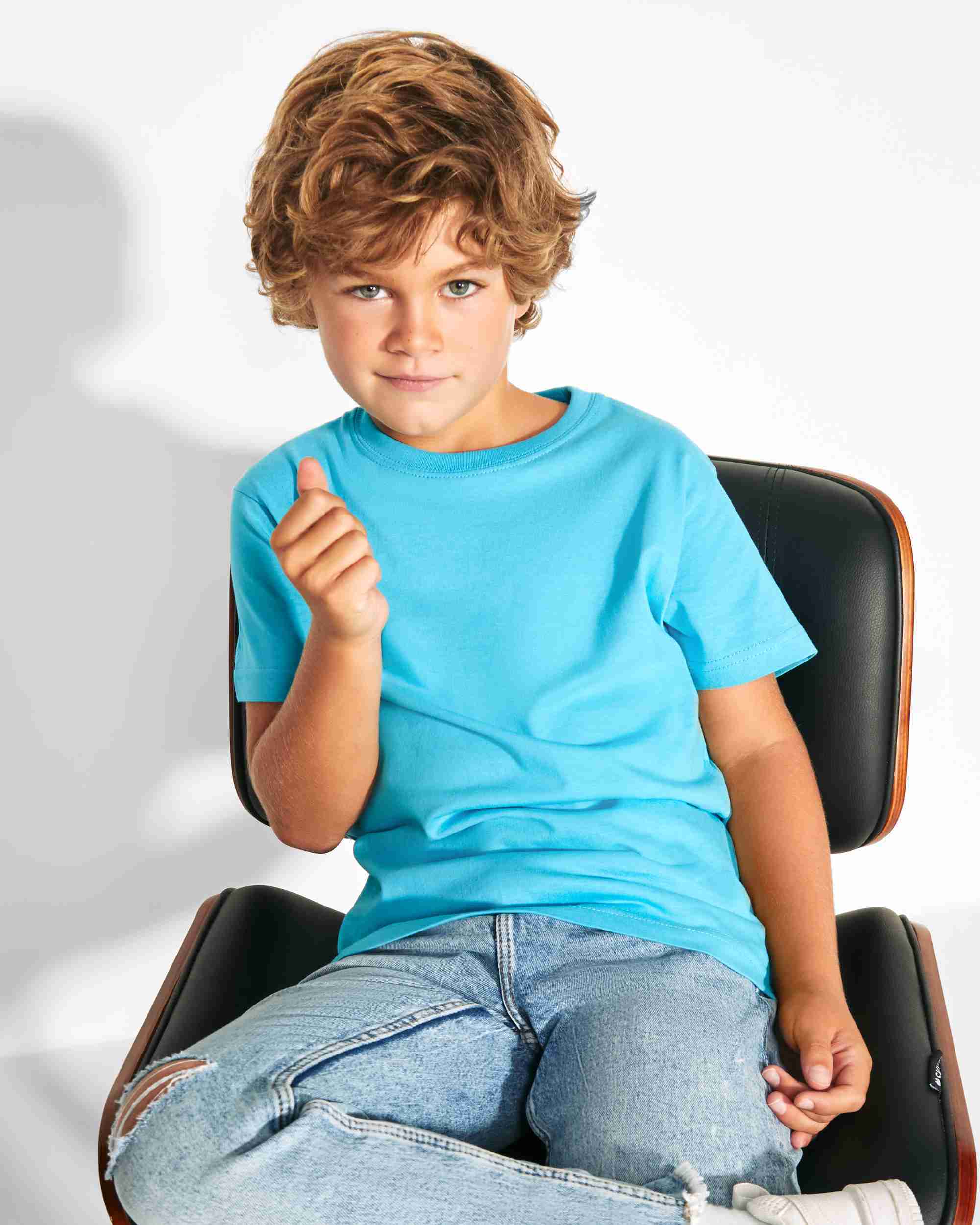 CAMISETA ALGODÓN GRUESA MANGA CORTA HOMBRE Y NIÑOS BRACO 1 CAMISETA ALGODÓN GRUESA MANGA CORTA HOMBRE Y NIÑOS BRACO