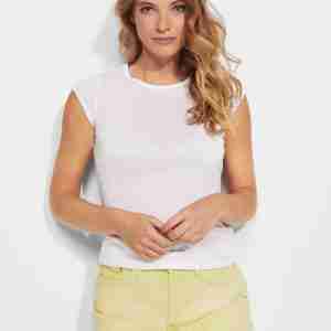 CAMISETA DE DEPORTE TACTO ALGODÓN MANGA CORTA MUJER HAWAII