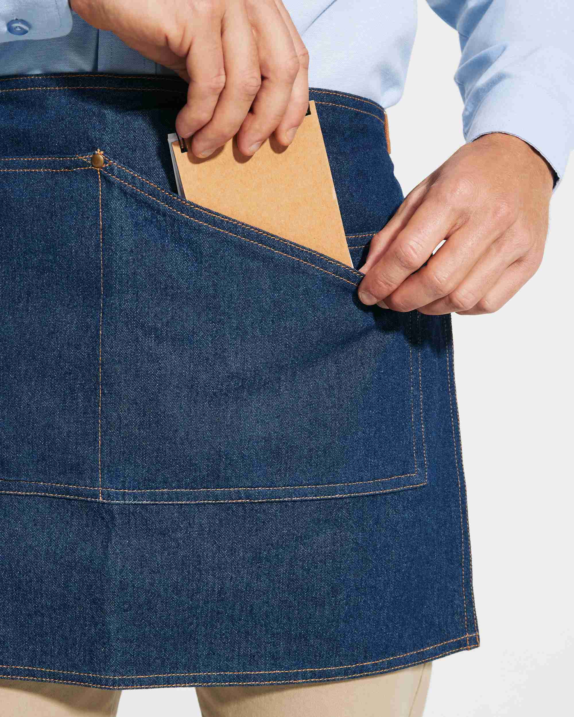 DELANTAL VAQUERO CORTO CAMARERO DACOSTA 2 DELANTAL VAQUERO CORTO CAMARERO DACOSTA - Imagen 2