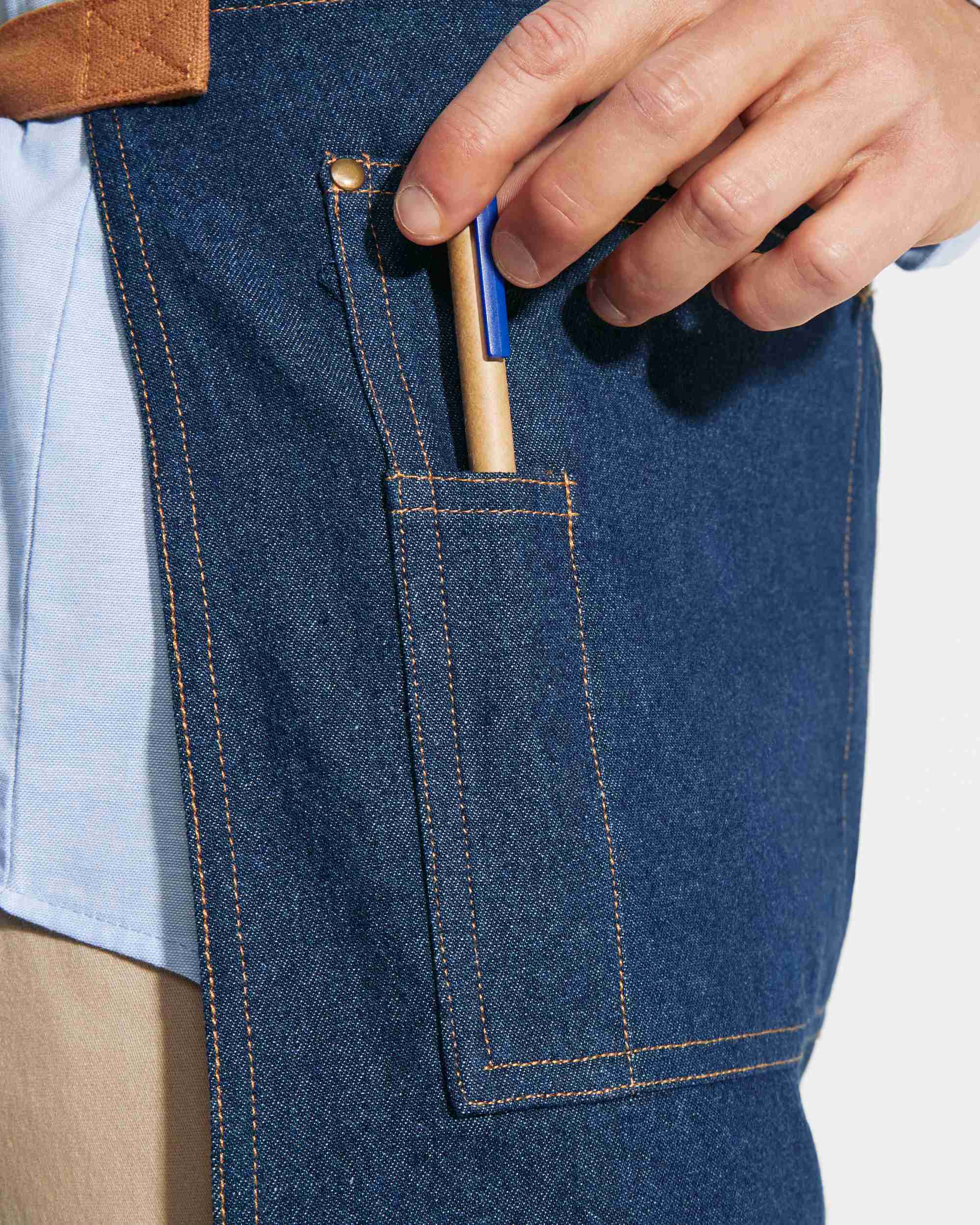 DELANTAL VAQUERO CORTO CAMARERO DACOSTA 3 DELANTAL VAQUERO CORTO CAMARERO DACOSTA - Imagen 3